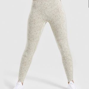 Gymshark Khaki Fleur Leggings